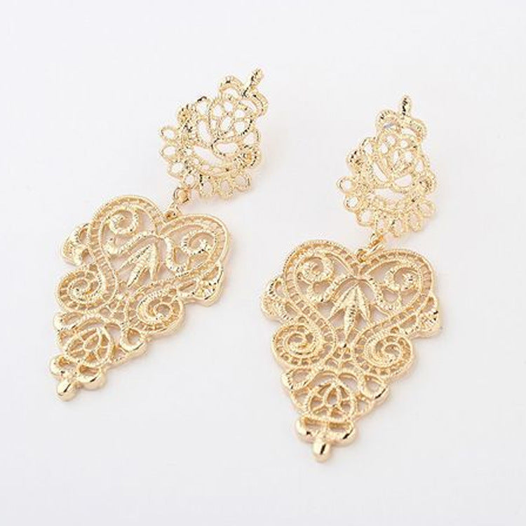 Wholesale  retro hollow Bohemian earrings