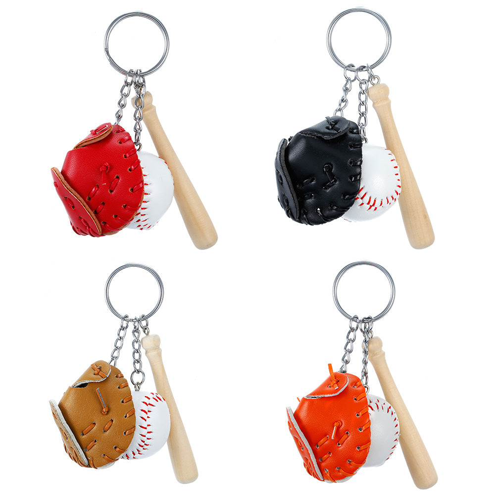 Wholesale mini baseball metal keychain ACC-KC-YouY002