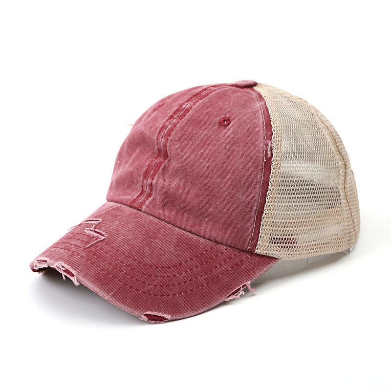 Wholesale Washed Cotton Duck Bill Sun Hat Baseball Cap ACC-HT-ChunQi003