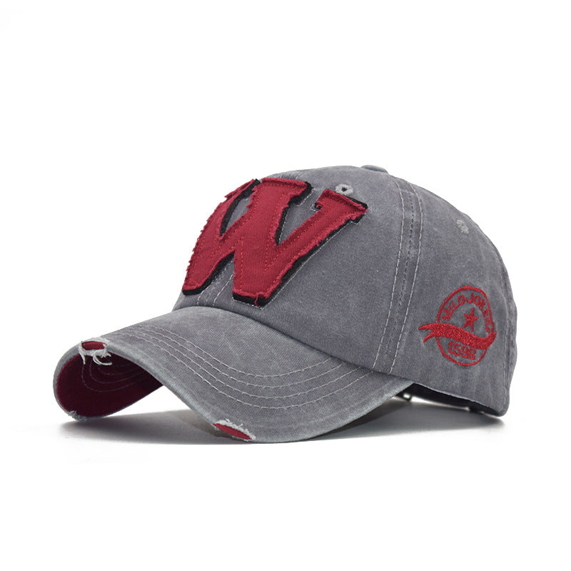 Wholesale W letter embroidered baseball cap
