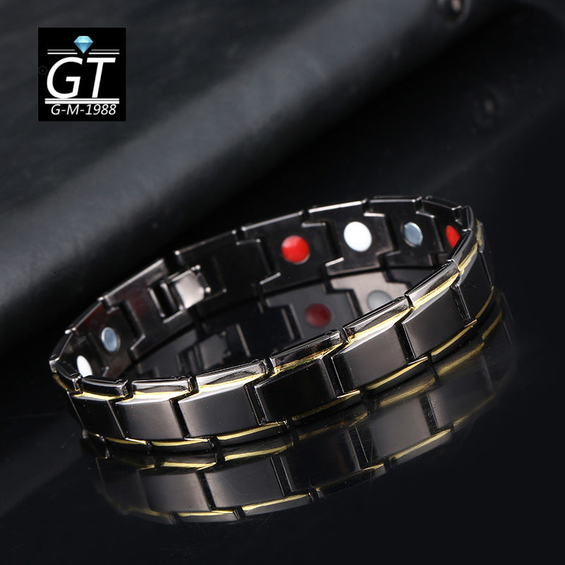 Wholesale Detachable Magnet Bracelet Alloy for Couples ACC-BT-YunJin004