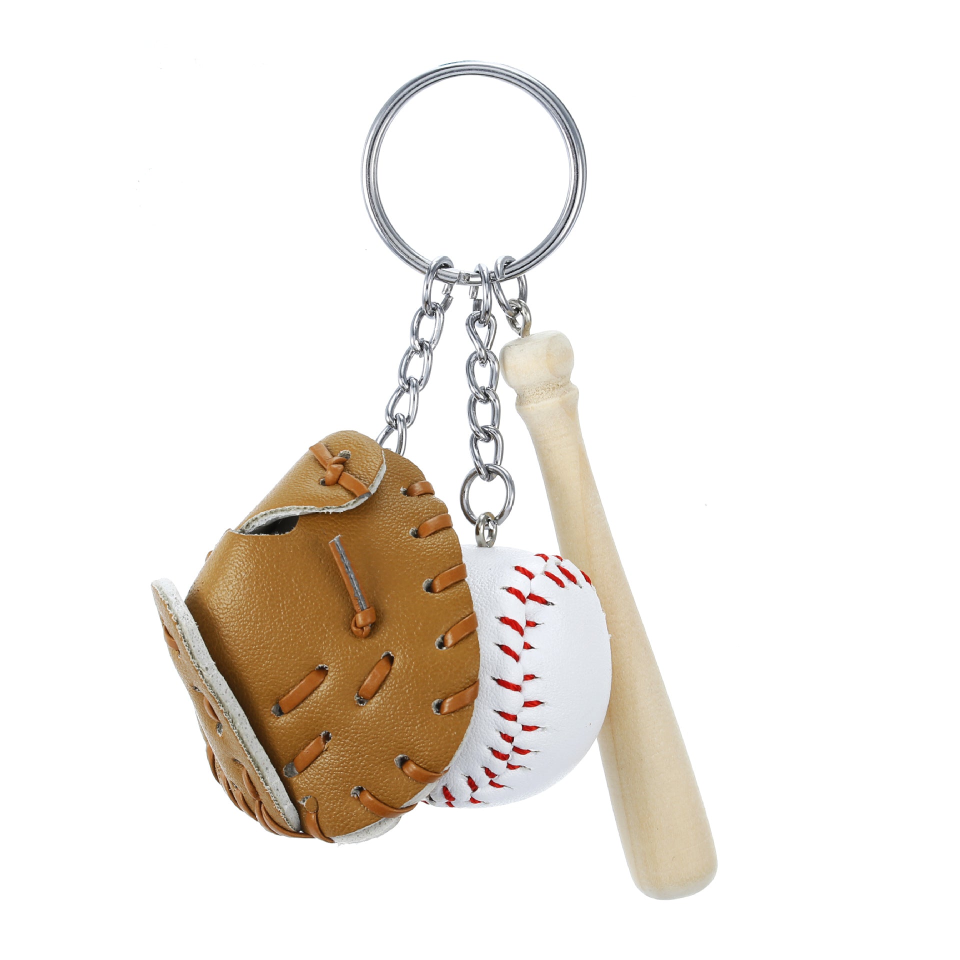 Wholesale mini baseball metal keychain ACC-KC-YouY002