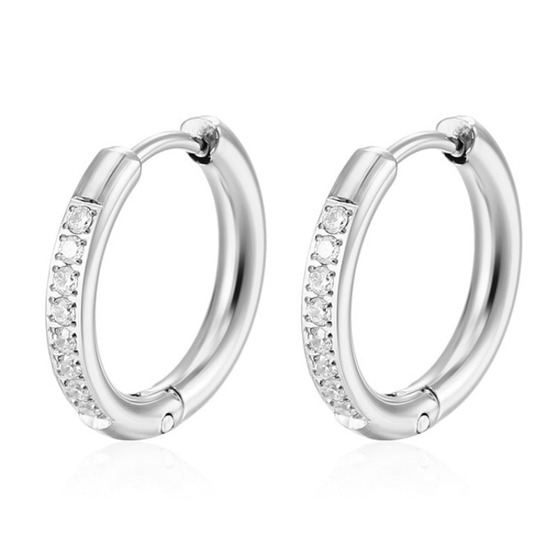 Wholesale Light Luxury Style Women's Titanium Steel Earrings ACC-ES-MuShan058
