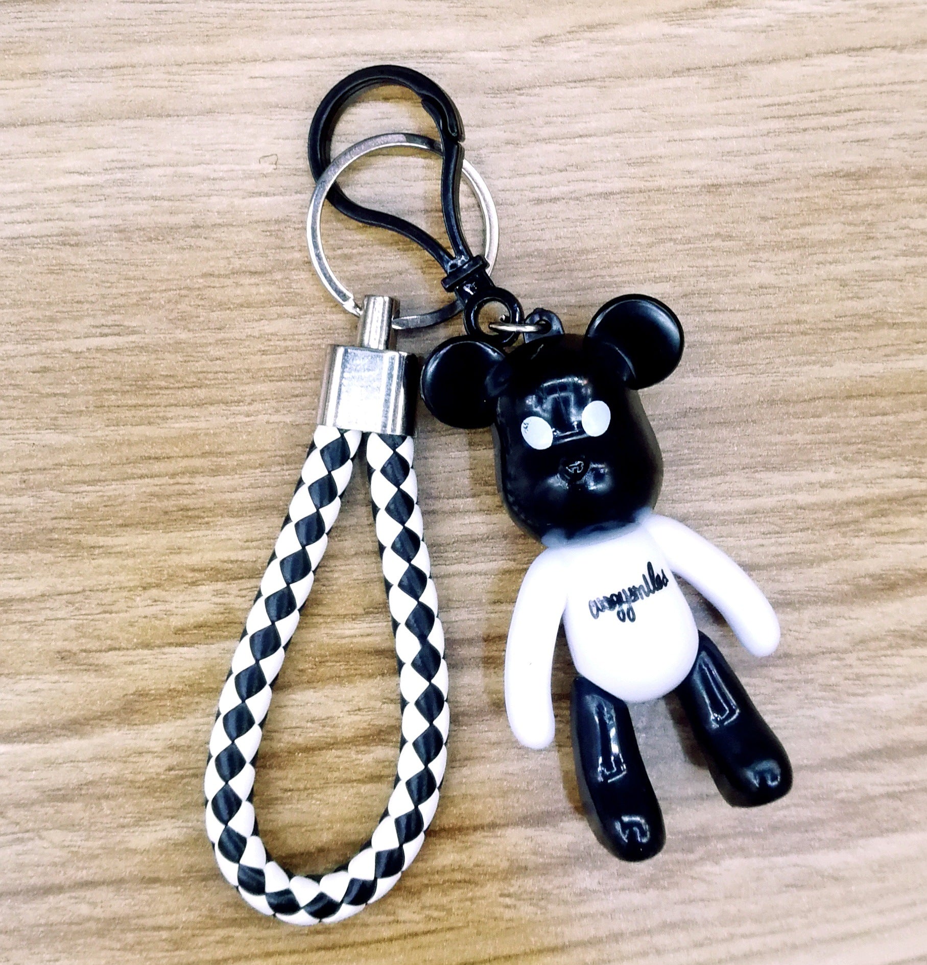 Wholesale Cartoon Bear Keychain Pu Leather Bag Ornament Keychain Creative Keychain ACC-KC-YCY009
