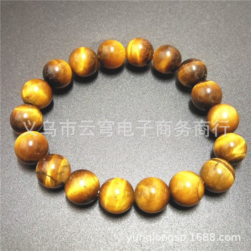 Wholesale Fashion 10mm Cat' s Eye Glass Bead Bracelet Red Candy Color Jewelry Accessory for Resale