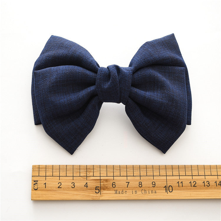 Wholesale Bow Hair Clip Fabric Spring Clip Hair Accessories Hair Scrunchies ACC-HS-SanTai003