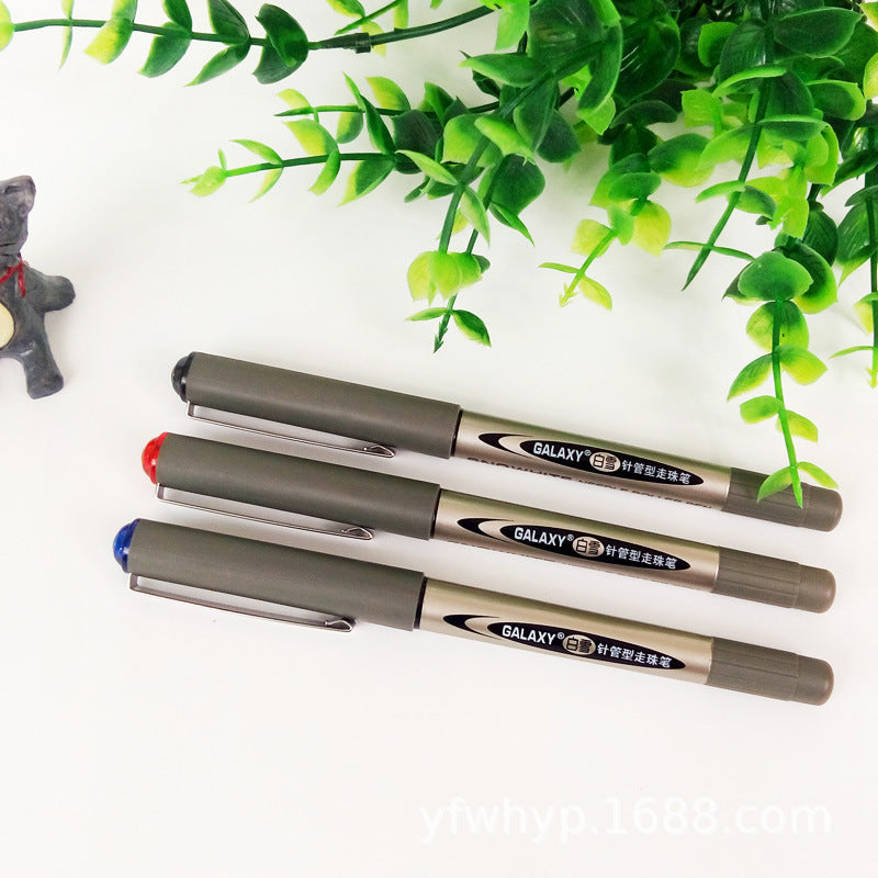 Wholesale full-tube straight liquid ballpoint pen