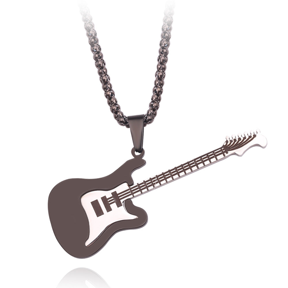 Wholesale  Violin Pendant Long Lady Diamond  Necklace