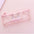 Wholesale heart pink transparent cat pencil  bag