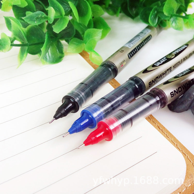 Wholesale full-tube straight liquid ballpoint pen