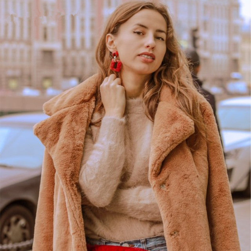 Wholesale acrylic resin two-color Bohemian style versatile  earrings