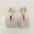 Wholesale acrylic resin two-color Bohemian style versatile  earrings