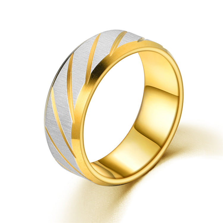 Wholesale Men's Stainless Steel Finger Rings ACC-RS-BanLan006