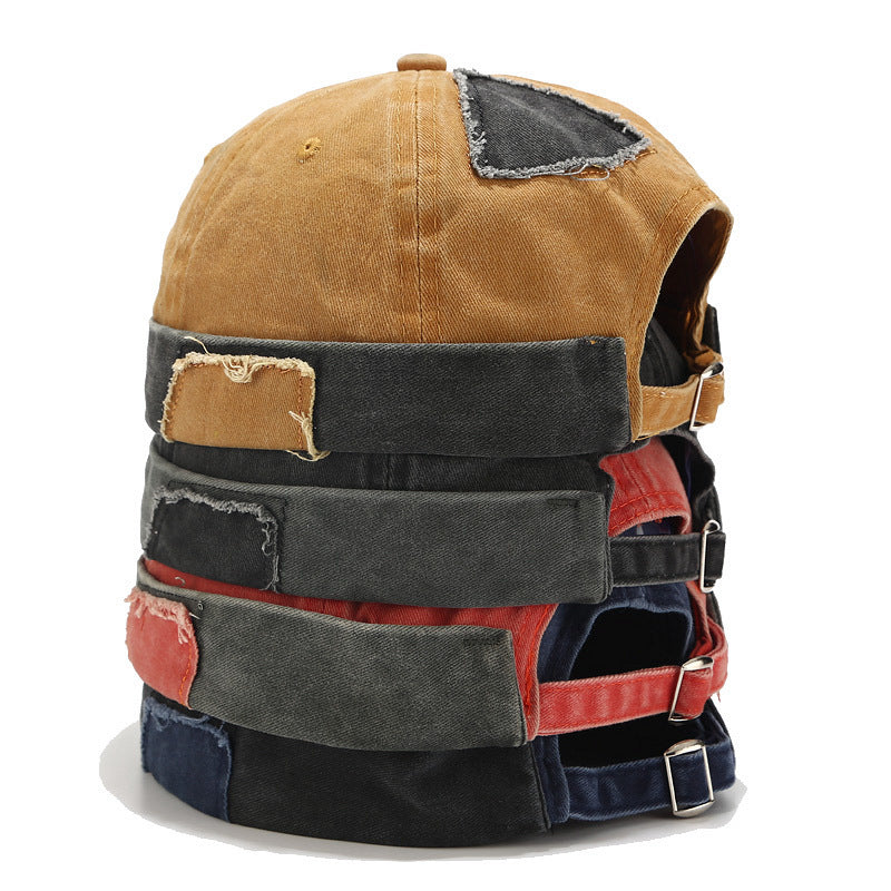 Wholesale  Retro Patch Ripped Baseball Cap