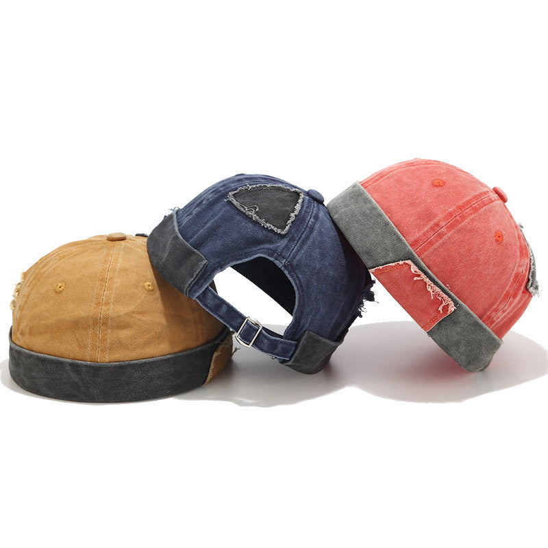 Wholesale  Retro Patch Ripped Baseball Cap