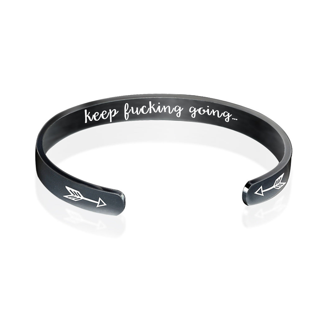 Wholesale Stainless Steel Bracelets C Shape Open Bracelet ACC-BT-Huhe002