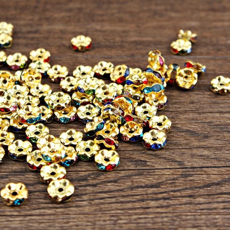 Wholesale 50pcs Wave Spacer Beads DIY Beaded Accessories Jewelry Accessories ACC-BDS-ZiGe001