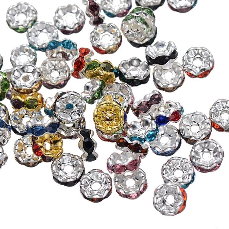 Wholesale 50pcs Wave Spacer Beads DIY Beaded Accessories Jewelry Accessories ACC-BDS-ZiGe001