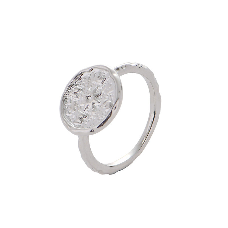 Wholesale compass modeling ring alloy jewelry