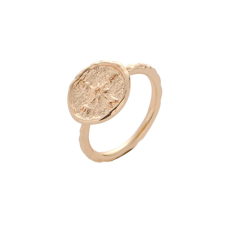 Wholesale compass modeling ring alloy jewelry