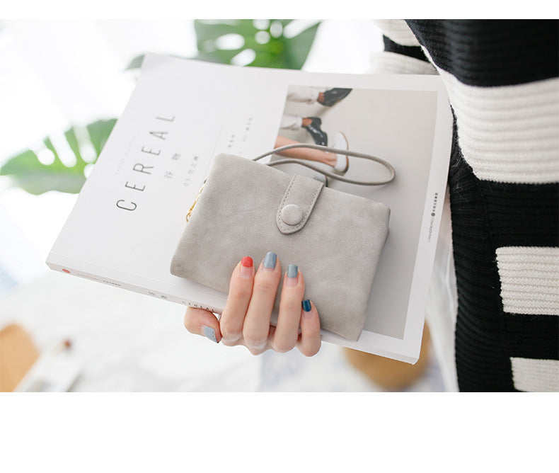 Wholesale Multi-card Frosted Short Wallet ACC-WT-Weiw002