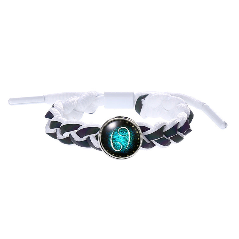 Wholesale Luminous Gemstone 12 Zodiac Bracelet ACC-BT-Saih022