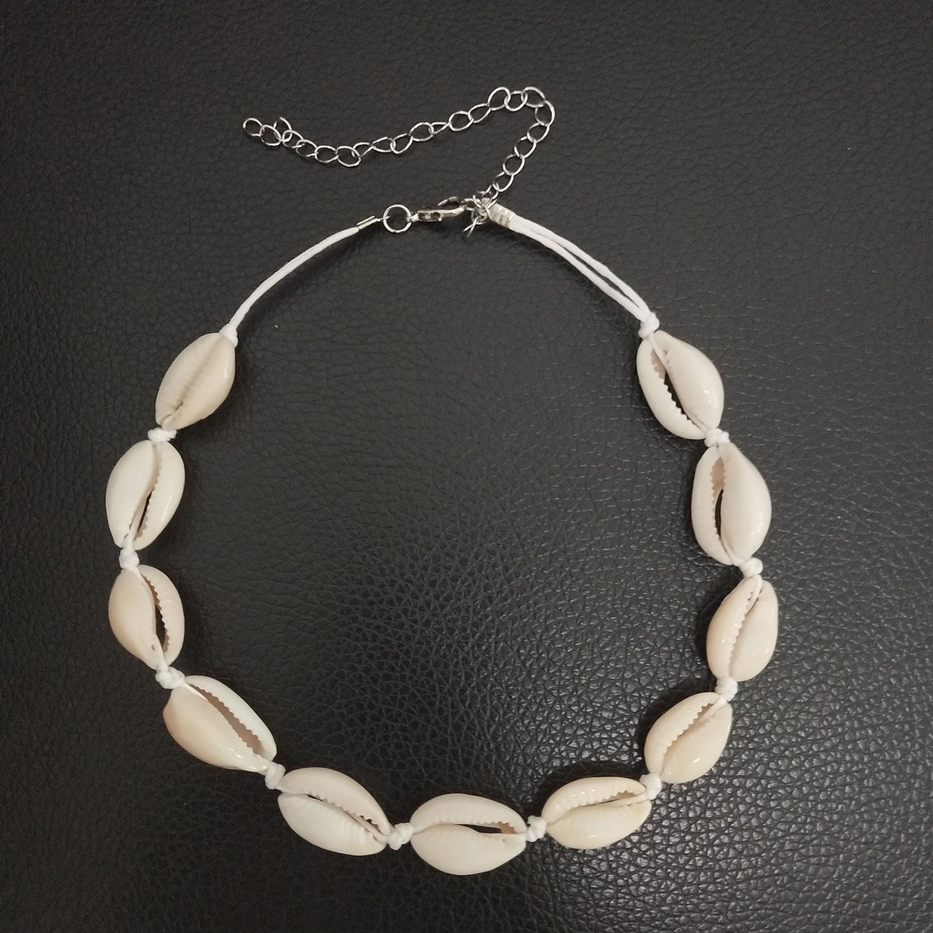 Wholesale Braided Shell Short Clavicle Necklace