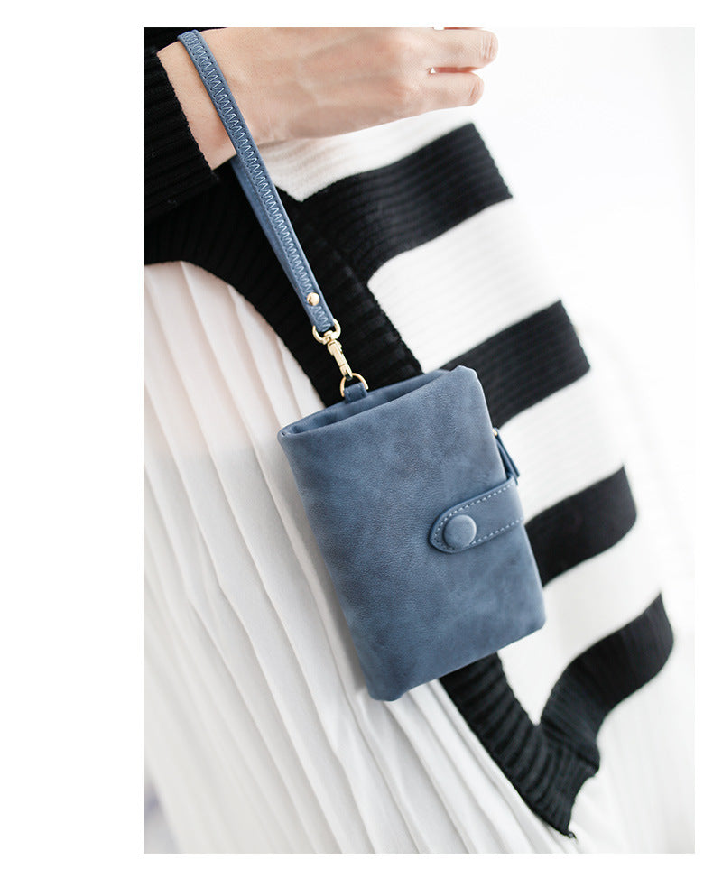 Wholesale Multi-card Frosted Short Wallet ACC-WT-Weiw002