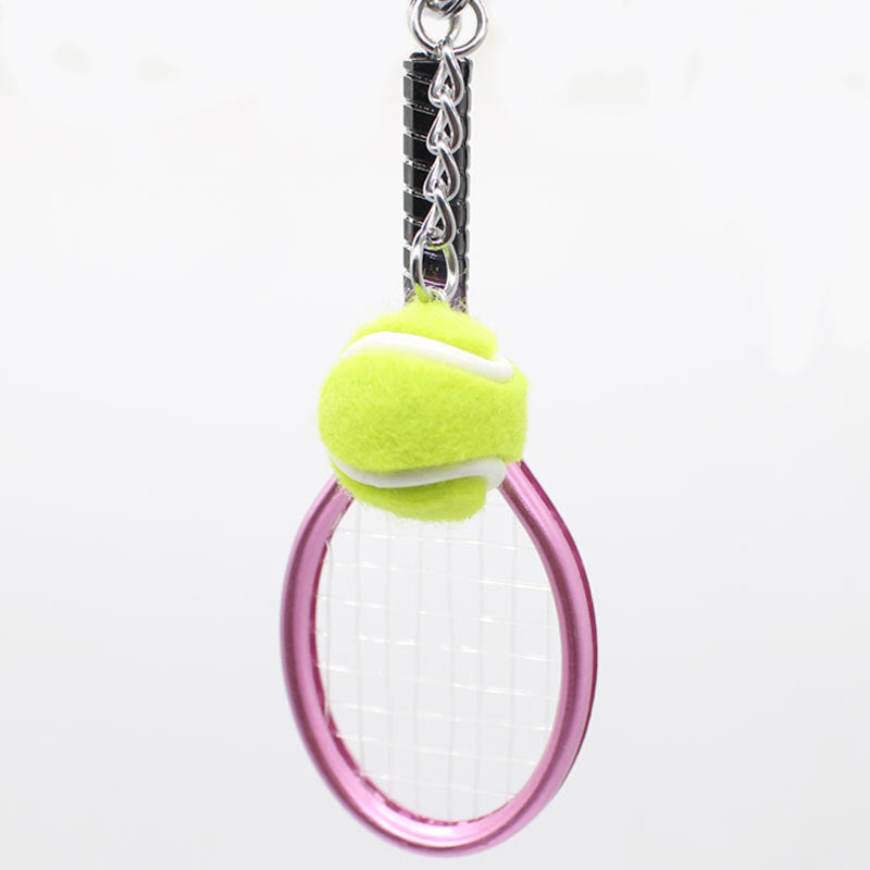 Wholesale Mini Tennis Racket Keychain Creative Keychain ACC-KC-YouY005