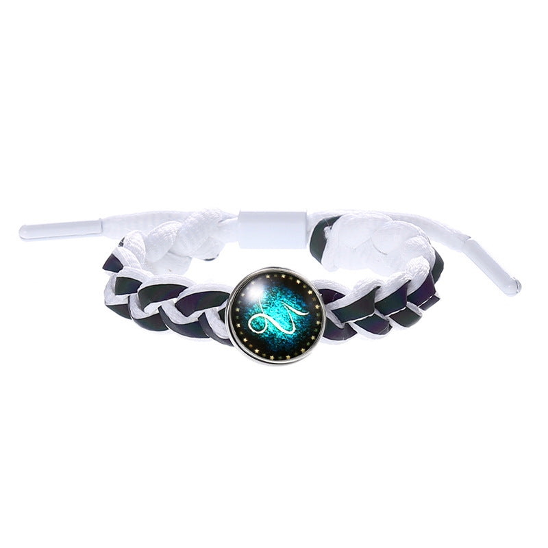 Wholesale Luminous Gemstone 12 Zodiac Bracelet ACC-BT-Saih022
