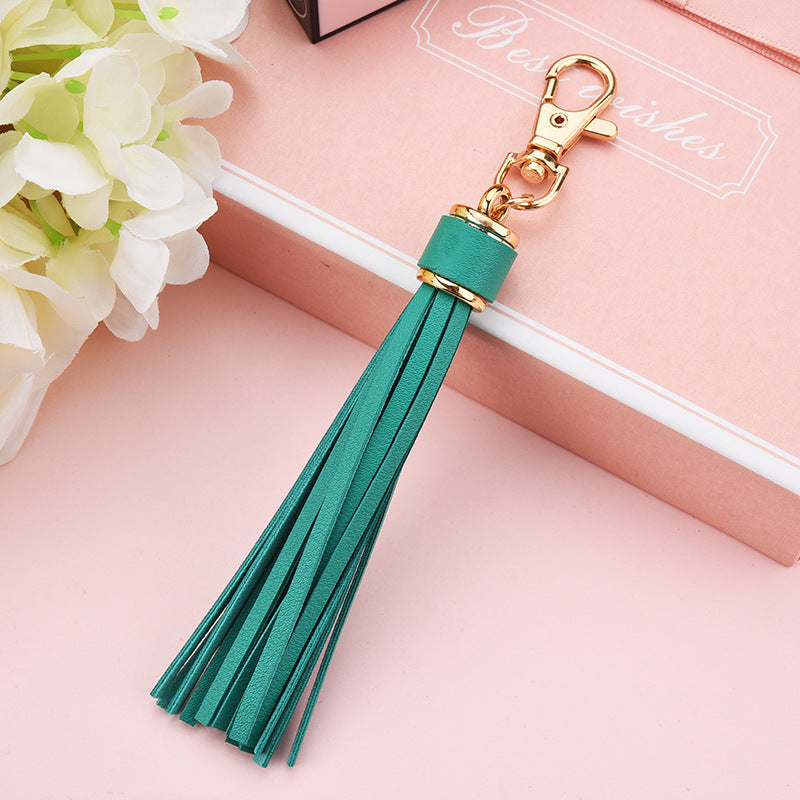 Wholesale PU Leather Tassel Keychains ACC-KC-WoAn019