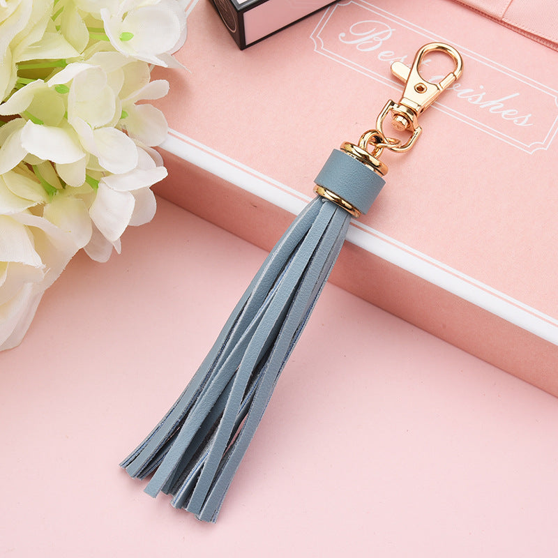 Wholesale PU Leather Tassel Keychains ACC-KC-WoAn019