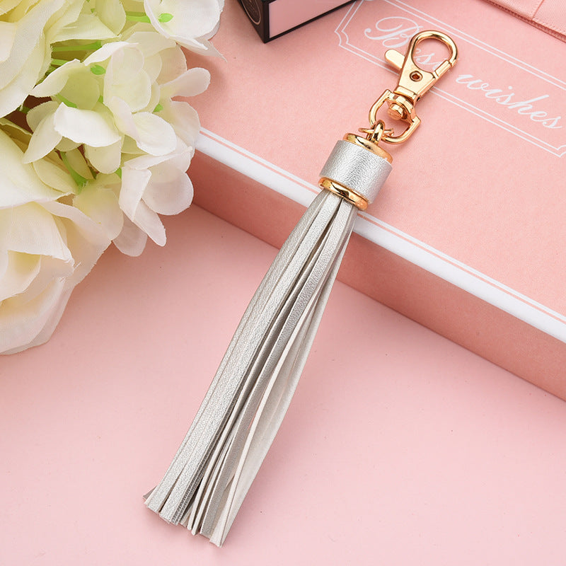Wholesale PU Leather Tassel Keychains ACC-KC-WoAn019