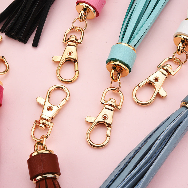 Wholesale PU Leather Tassel Keychains ACC-KC-WoAn019