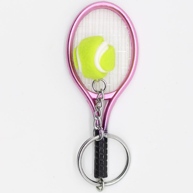 Wholesale Mini Tennis Racket Keychain Creative Keychain ACC-KC-YouY005