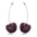 Wholesale plastic sweet cute cherry earrings