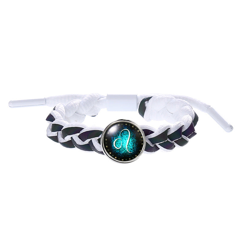 Wholesale Luminous Gemstone 12 Zodiac Bracelet ACC-BT-Saih022