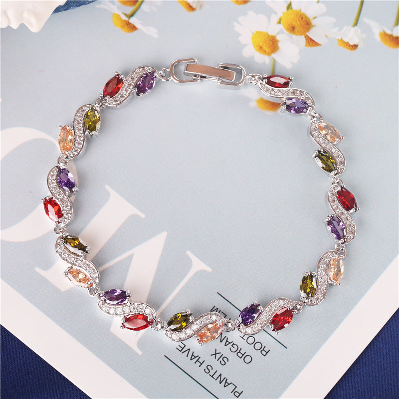Wholesale  Copper Zircon Bracelet Creative Bracelet