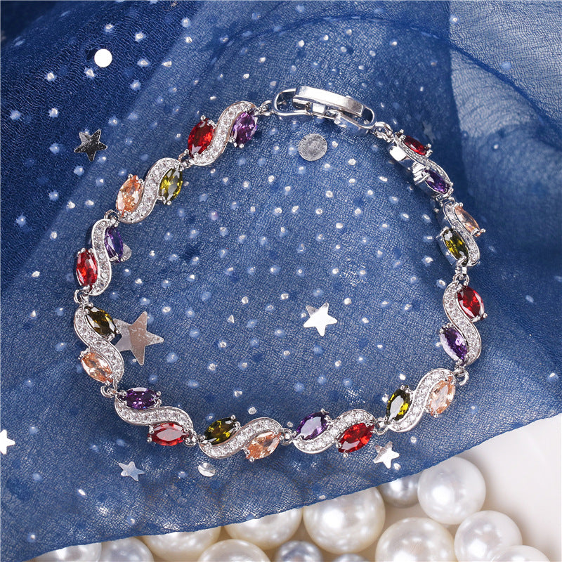 Wholesale  Copper Zircon Bracelet Creative Bracelet