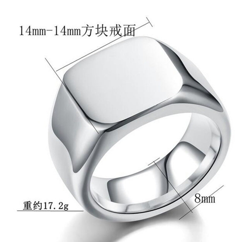 Wholesale Copper Men's Rings Business Gold Silver Black Rings ACC-RS-ChenRui001