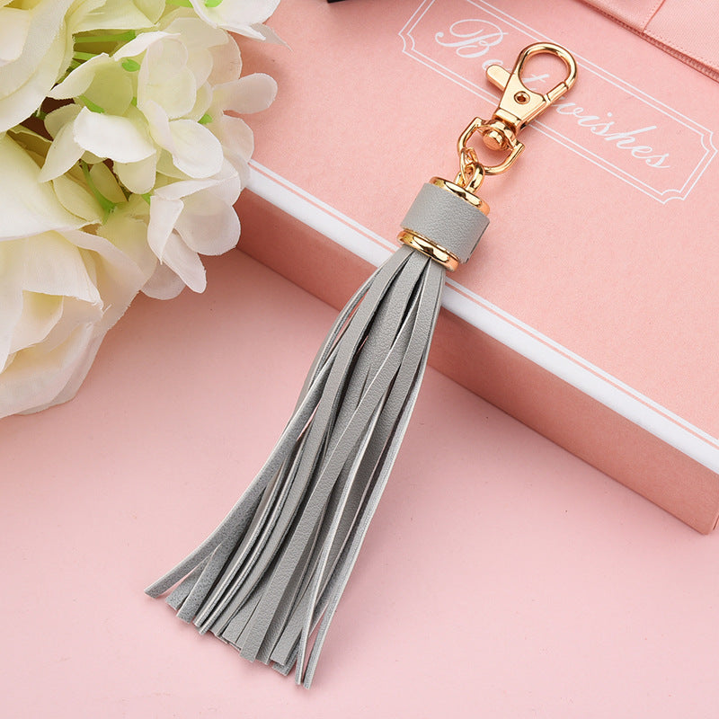 Wholesale PU Leather Tassel Keychains ACC-KC-WoAn019