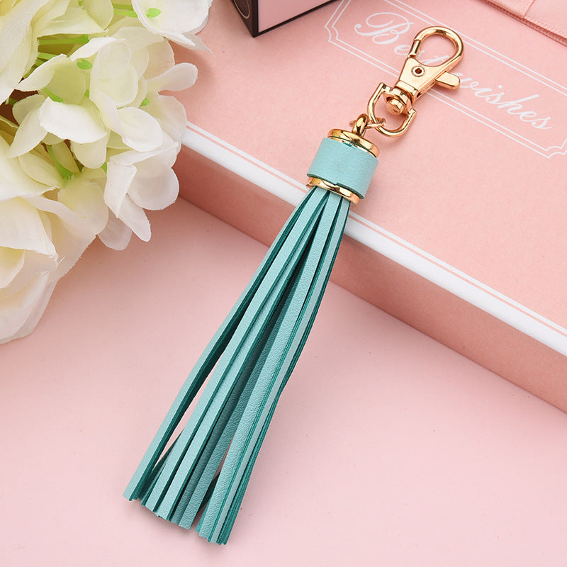 Wholesale PU Leather Tassel Keychains ACC-KC-WoAn019