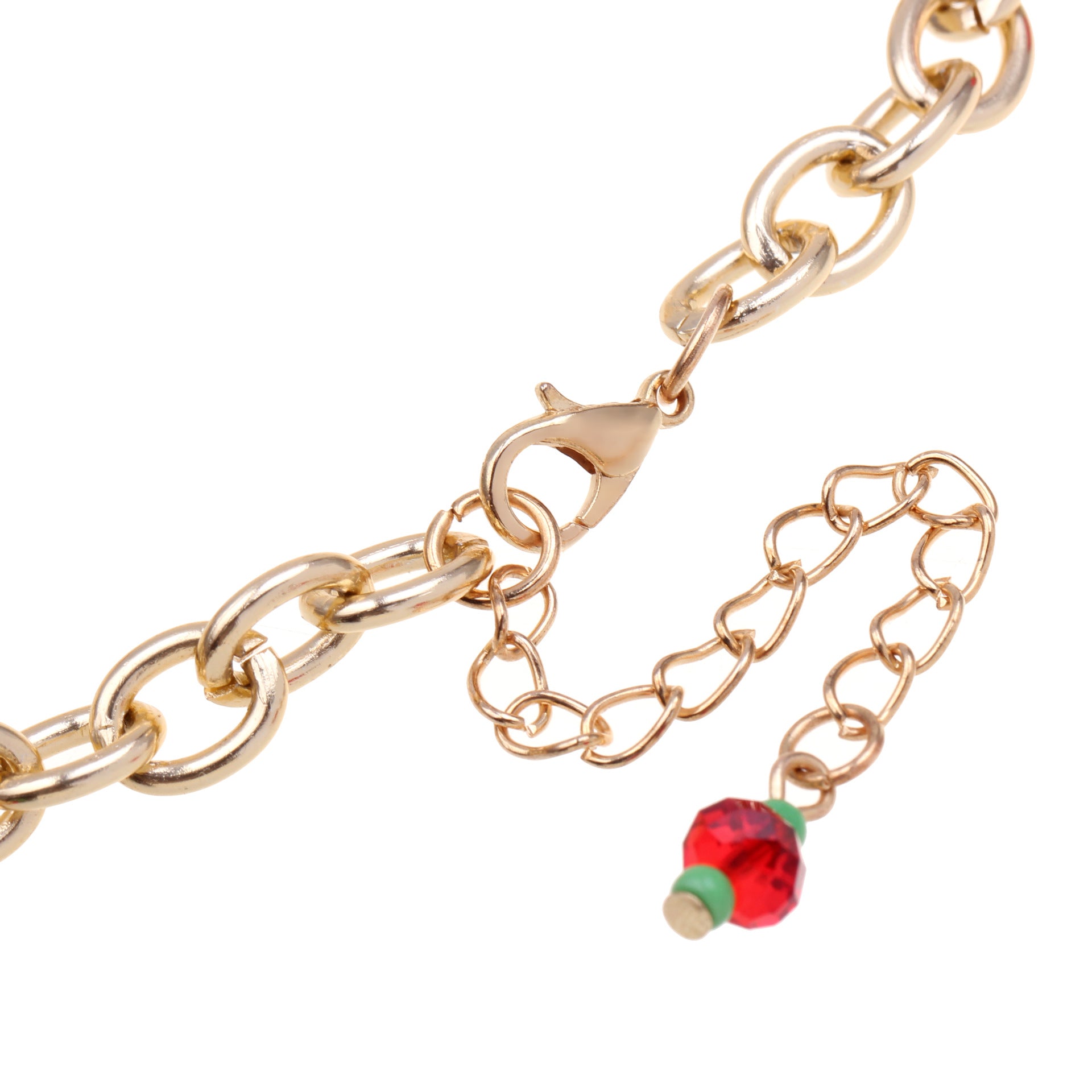 Wholesale Christmas Alloy Oil Drop Christmas Tree Elk Bracelet ACC-BT-Haol010