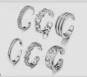 Wholesale exaggerated diamond hollow heart ring set