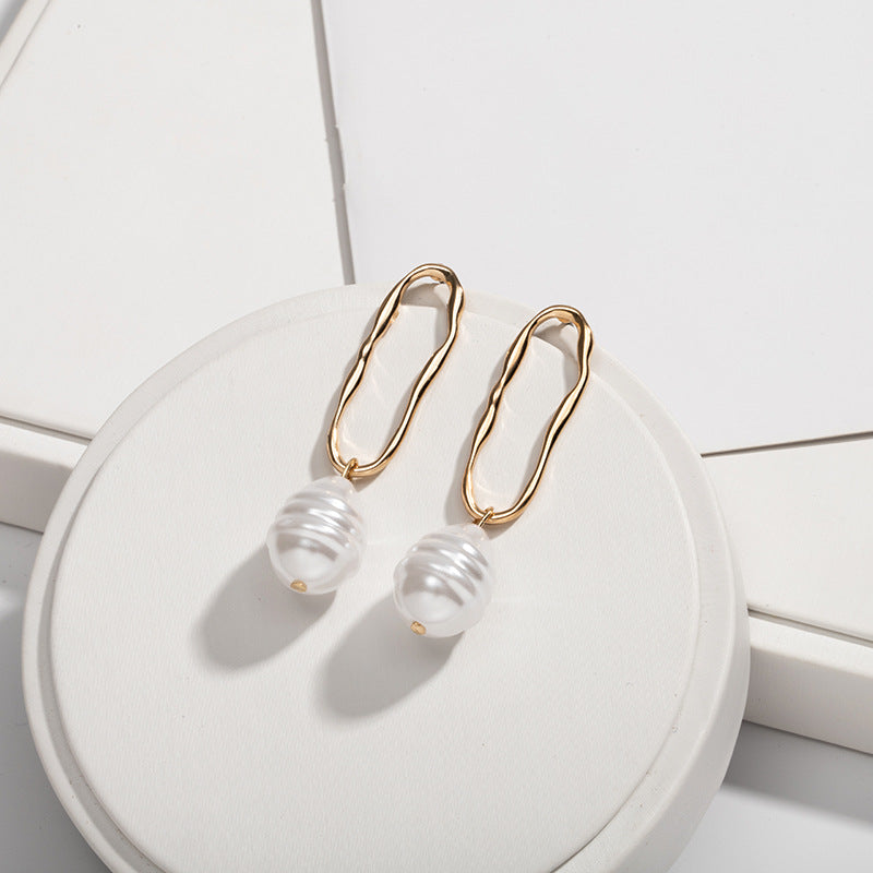 Wholesale Baroque Pearl Earrings ACC-ES-AYN004