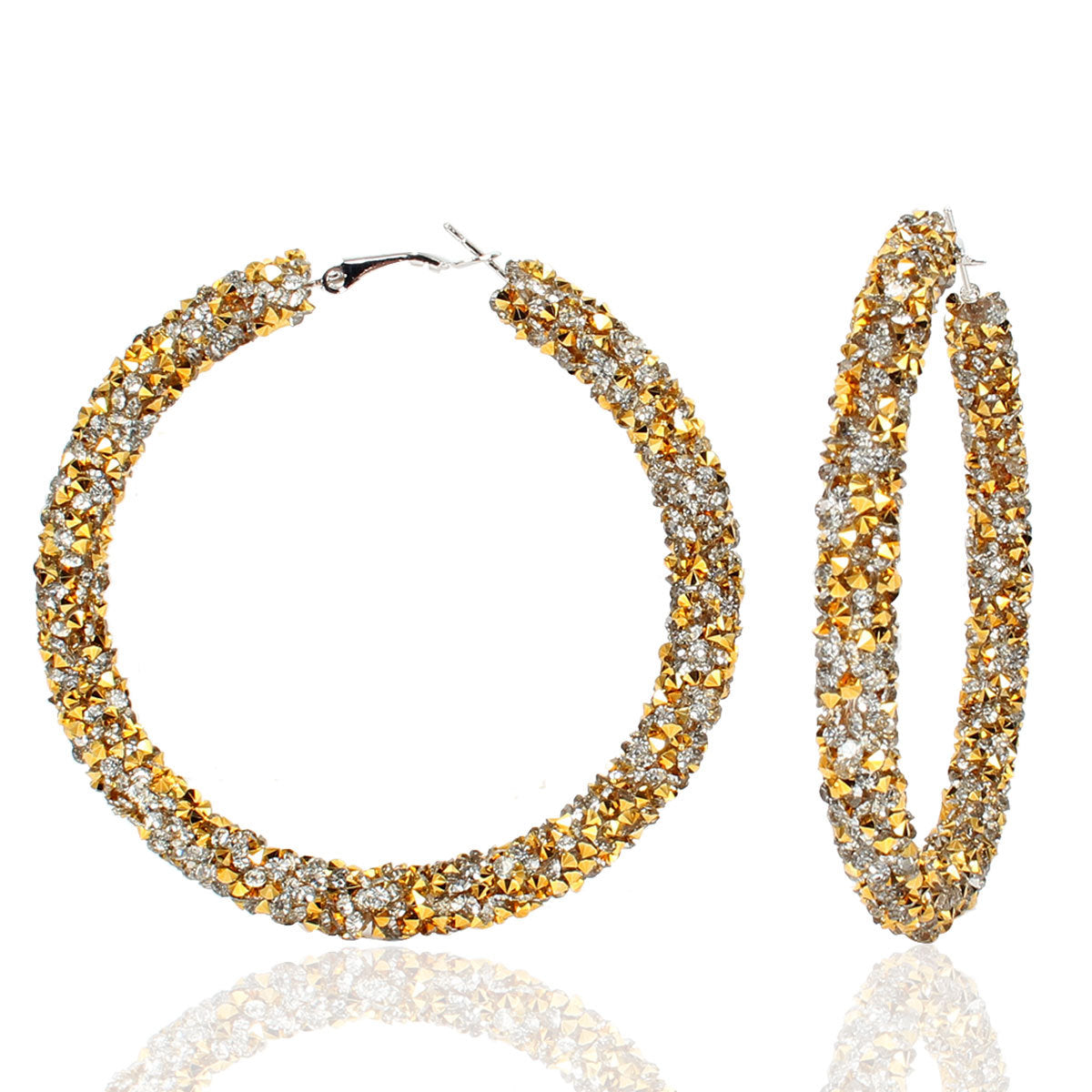 Wholesale diamond earrings  hoop earrings