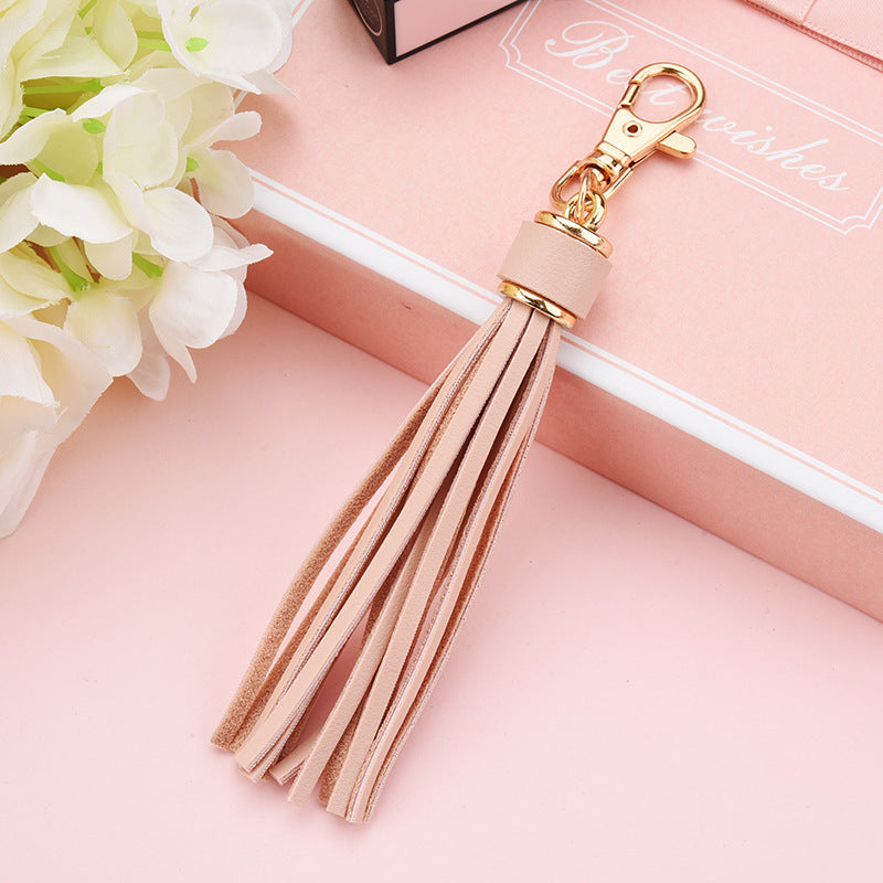 Wholesale PU Leather Tassel Keychains ACC-KC-WoAn019