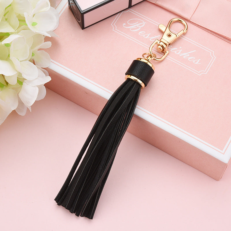 Wholesale PU Leather Tassel Keychains ACC-KC-WoAn019