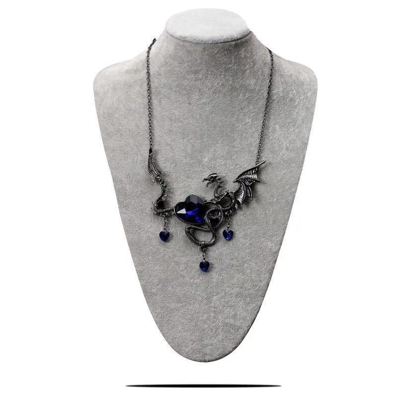 Wholesale Gothic Vampire  Bat Necklace Set with Choker and Skull Pendant,  Fashion Accessory for Costume Party
