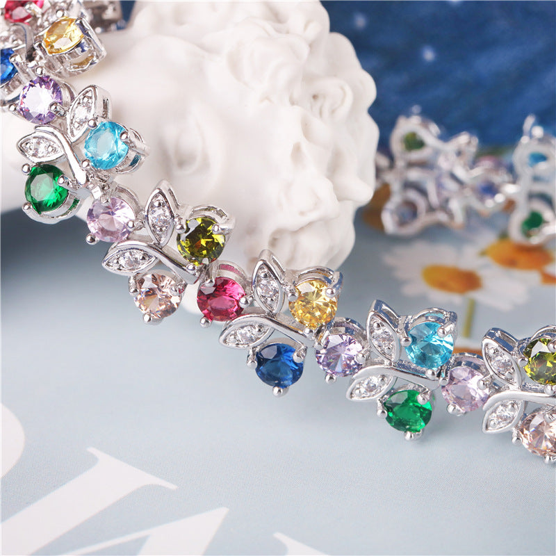 Wholesale  Creative Bracelet Accessories Copper Zircon Bracelet